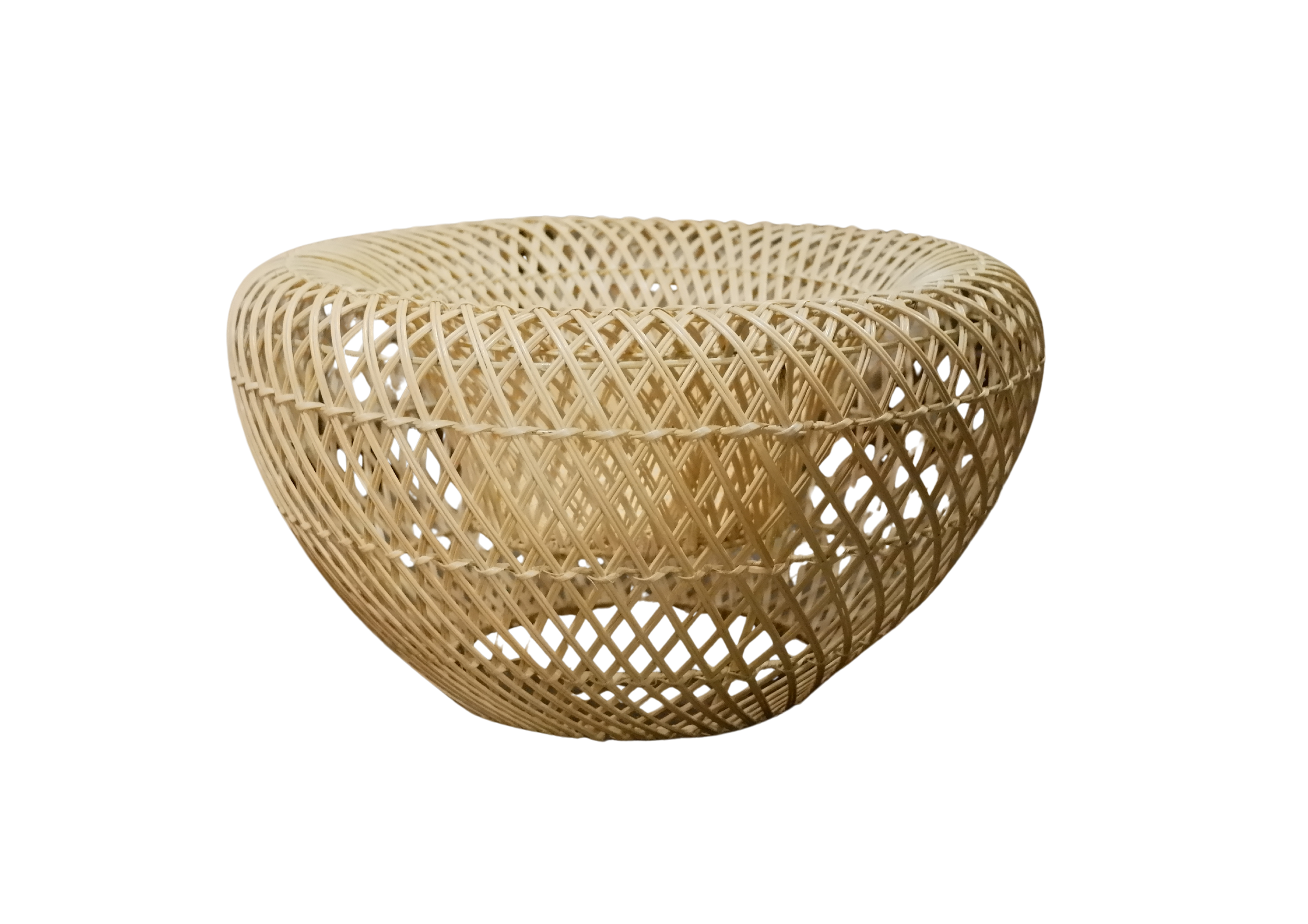 DIAMOND RATTAN COFFEE TABLE